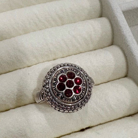 Lotti Dotties Silver Plated Necklace w/18 Charms Ring Case Pendants (2) - Picture 7 of 9